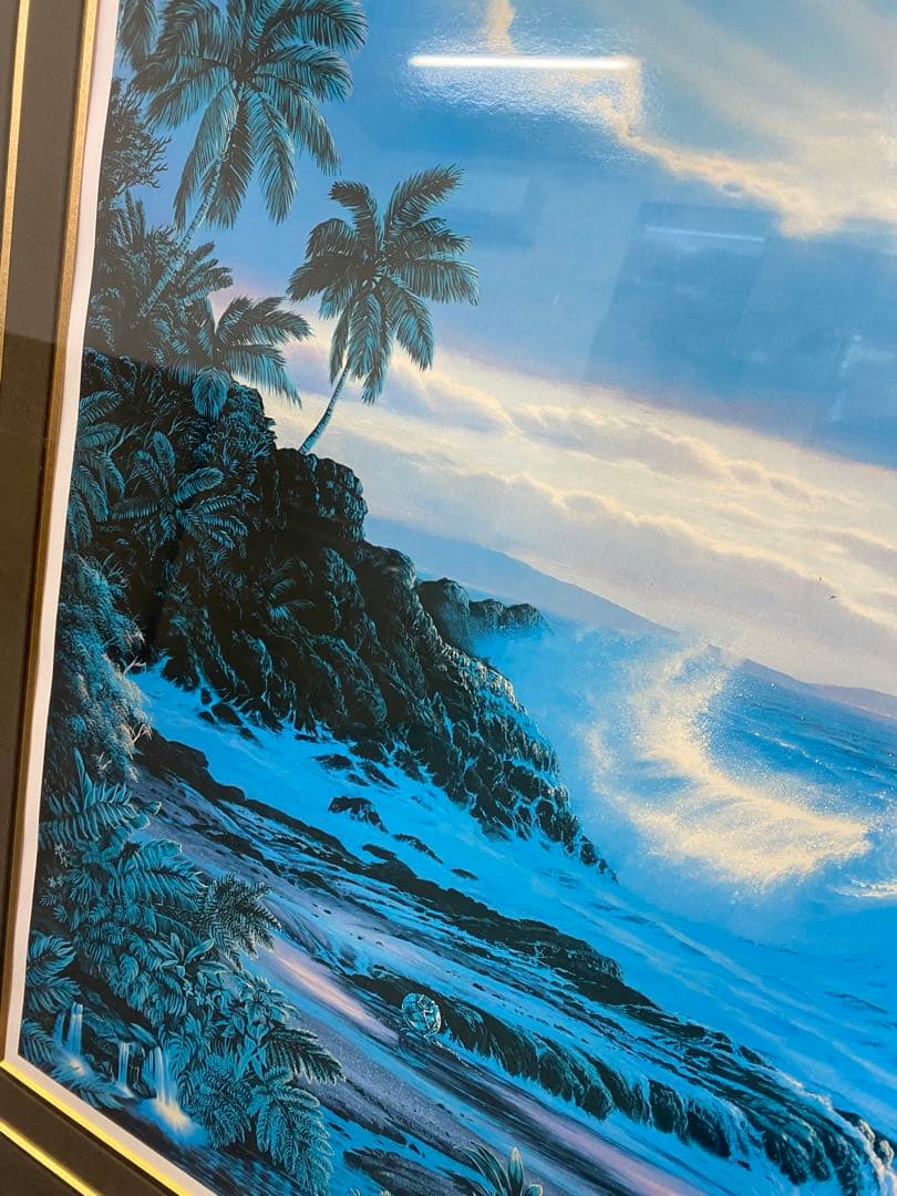 【アールビバンではない】ラッセン 74/100 初期シルクスクリーン絵中サイン