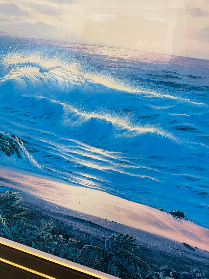 【アールビバンではない】ラッセン 74/100 初期シルクスクリーン絵中サイン