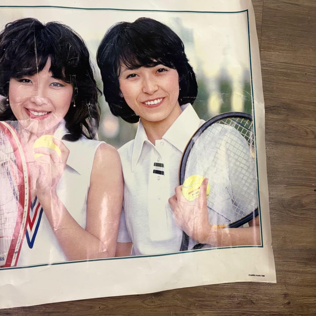 キャンディーズ 大型ポスター 73×103cm 昭和レトロ当時物 週刊明星提供