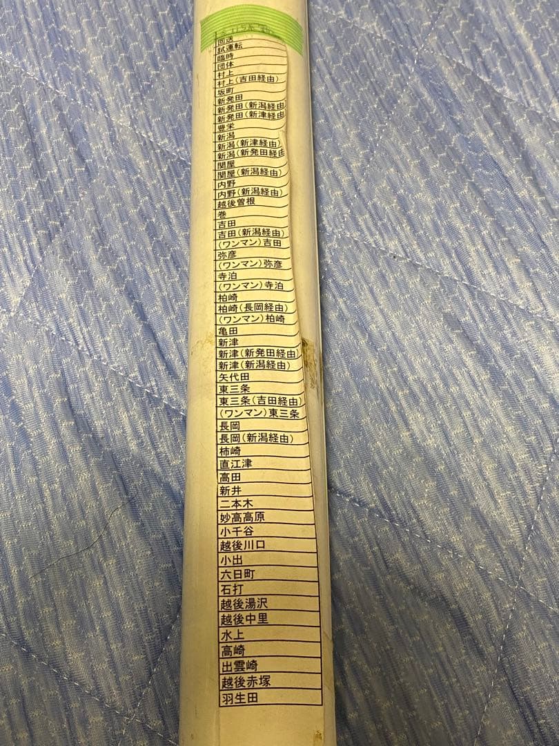 115系 新津車 方向幕