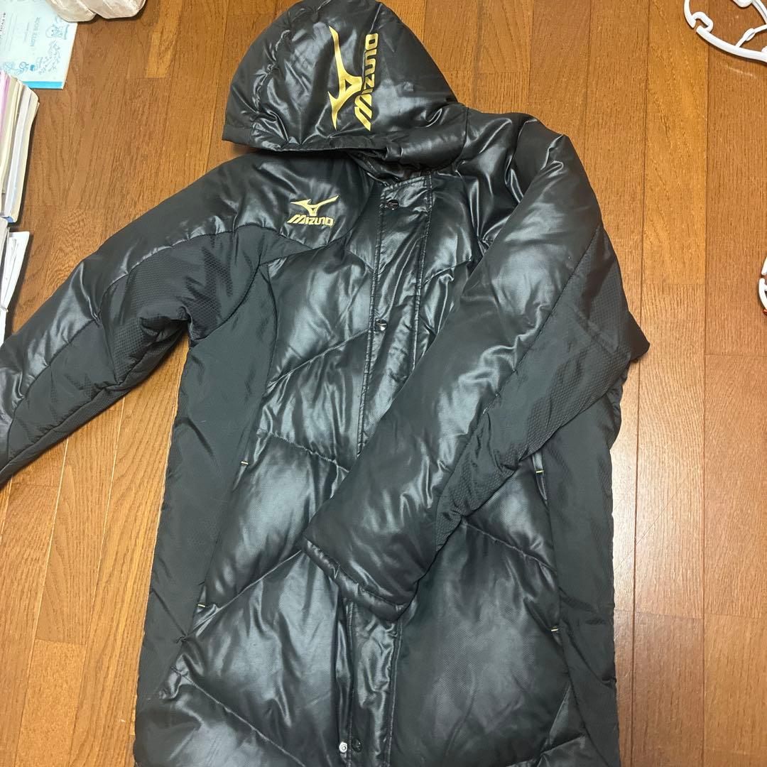 Mizuno ブラック ダウンコート Mサイズ