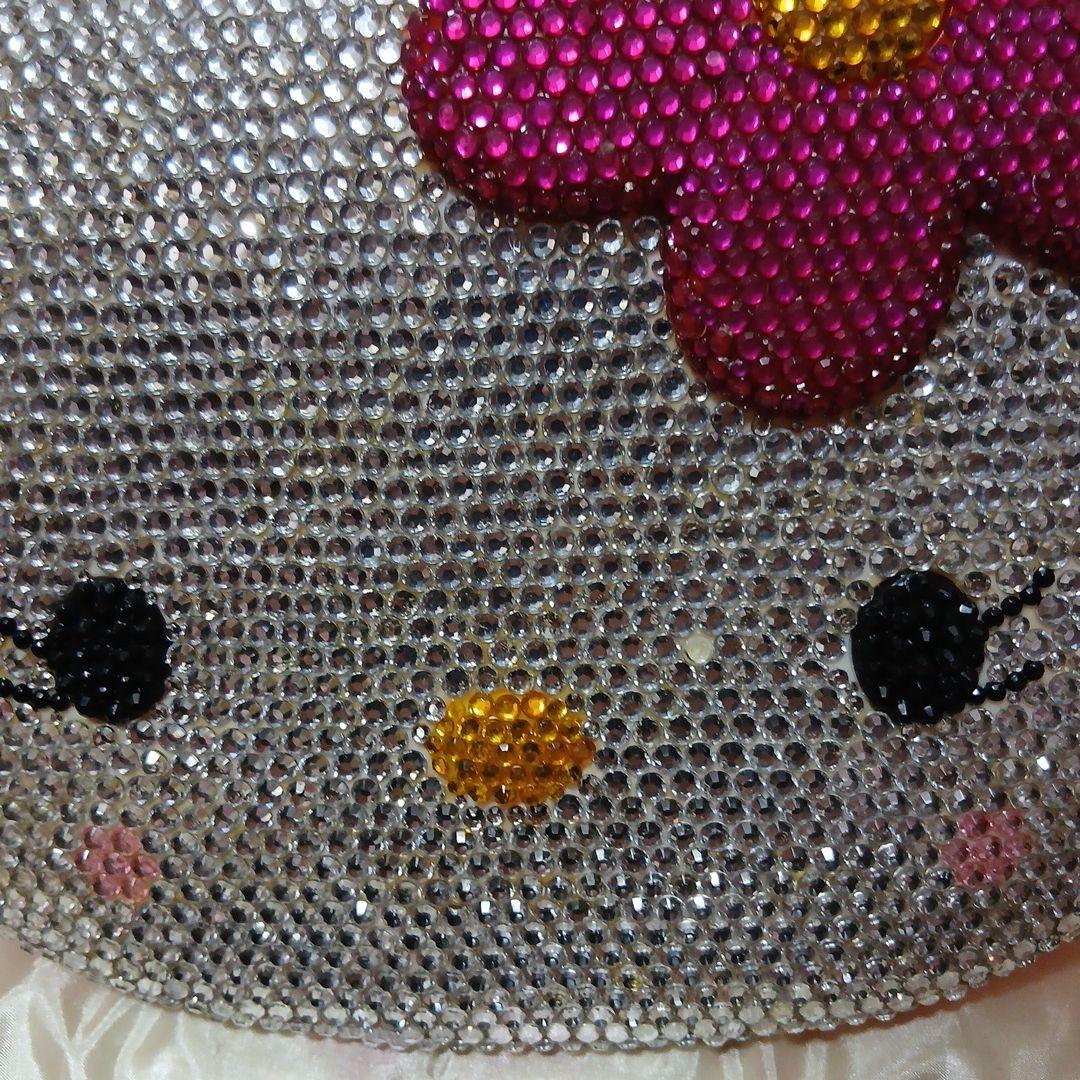 ハローキティ　キラキラビジューアレンジ　小物入れ