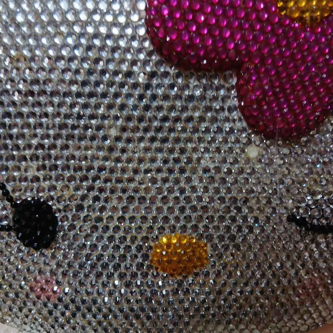 ハローキティ　キラキラビジューアレンジ　小物入れ