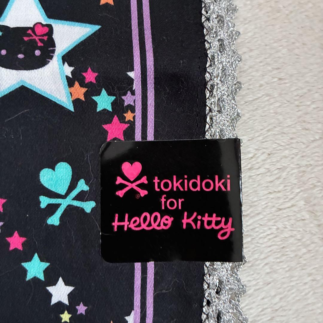【未使用】tokidoki トキドキ　キティハンカチ