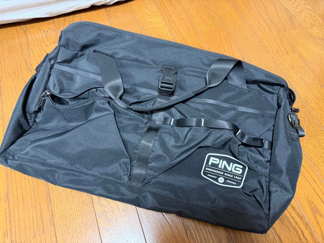 未使用級 PING ボストンバッグ ブラック