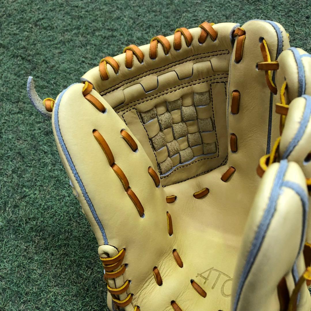 GF-1 アトムズ　メーカー型付け済グラブ キャメル