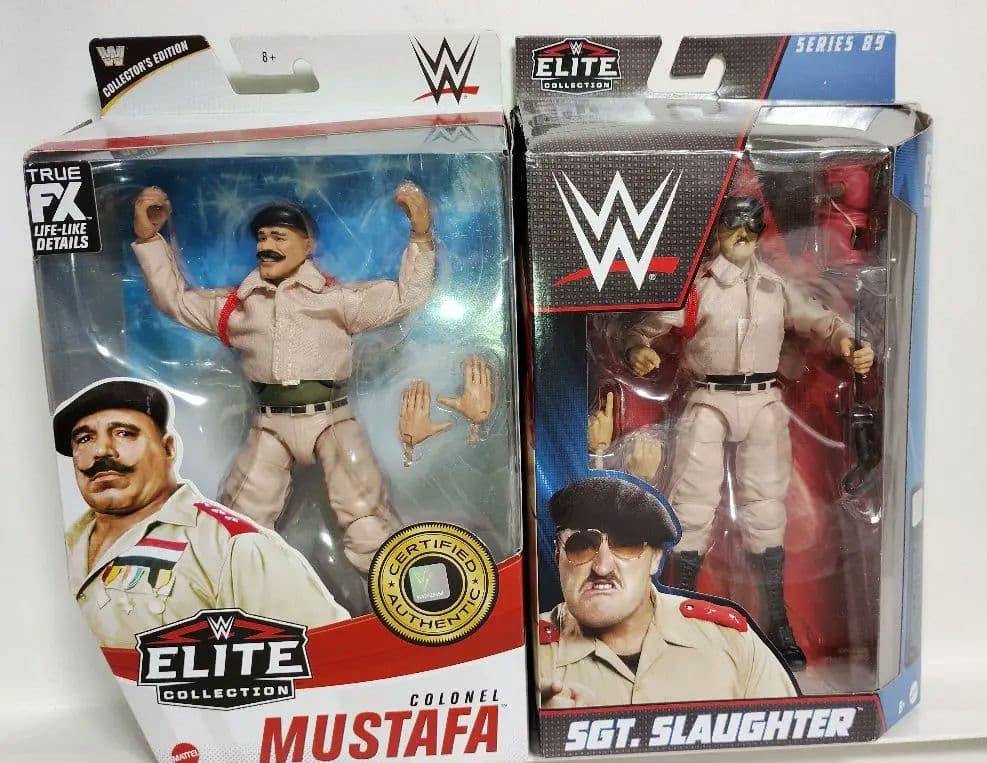 マテル社版 WWEプロレス　サージェントスローター＆アイアンシーク　湾岸戦争