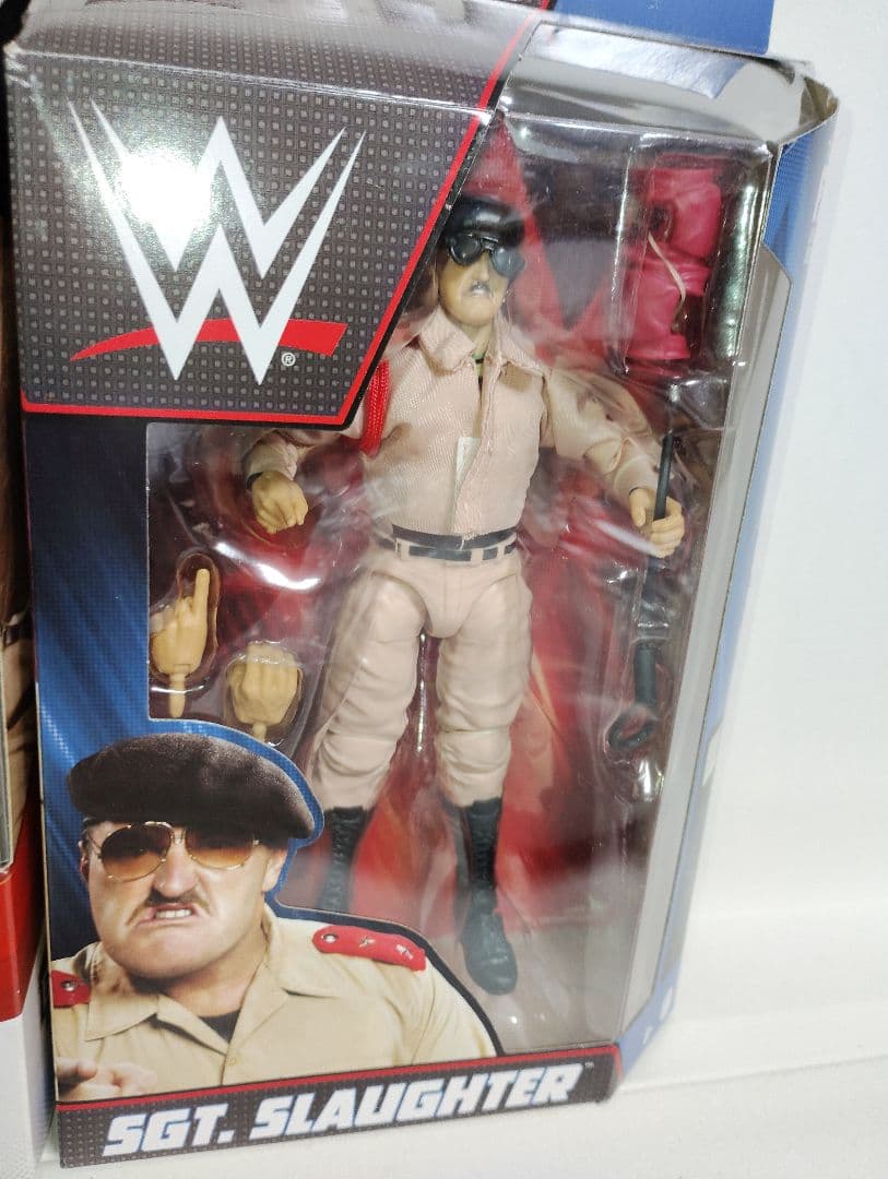 マテル社版 WWEプロレス　サージェントスローター＆アイアンシーク　湾岸戦争