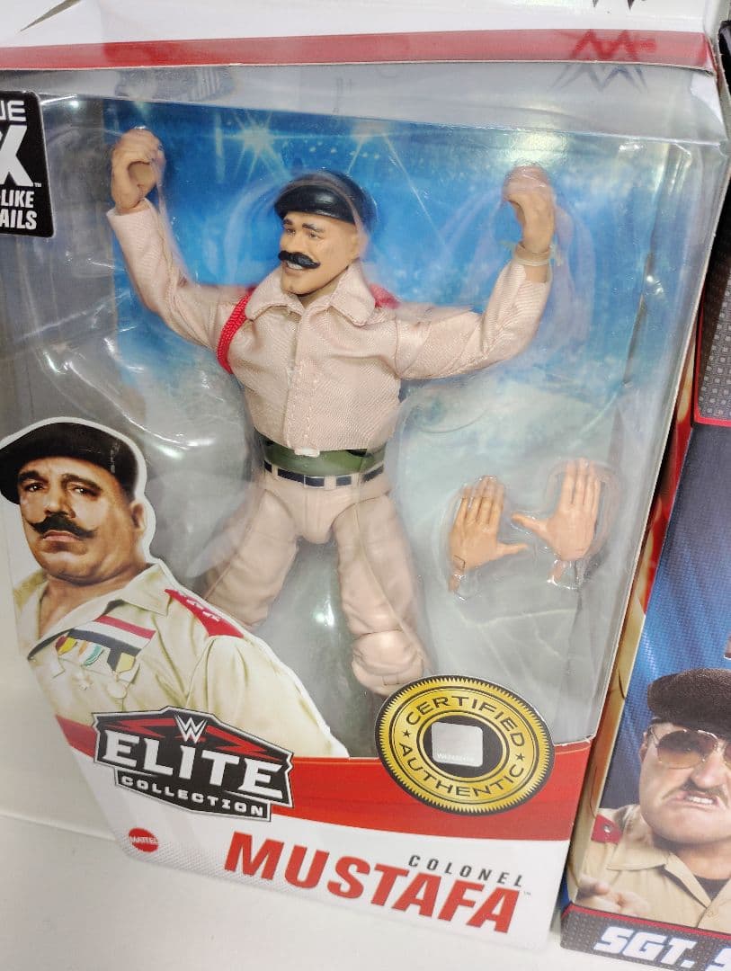 マテル社版 WWEプロレス　サージェントスローター＆アイアンシーク　湾岸戦争