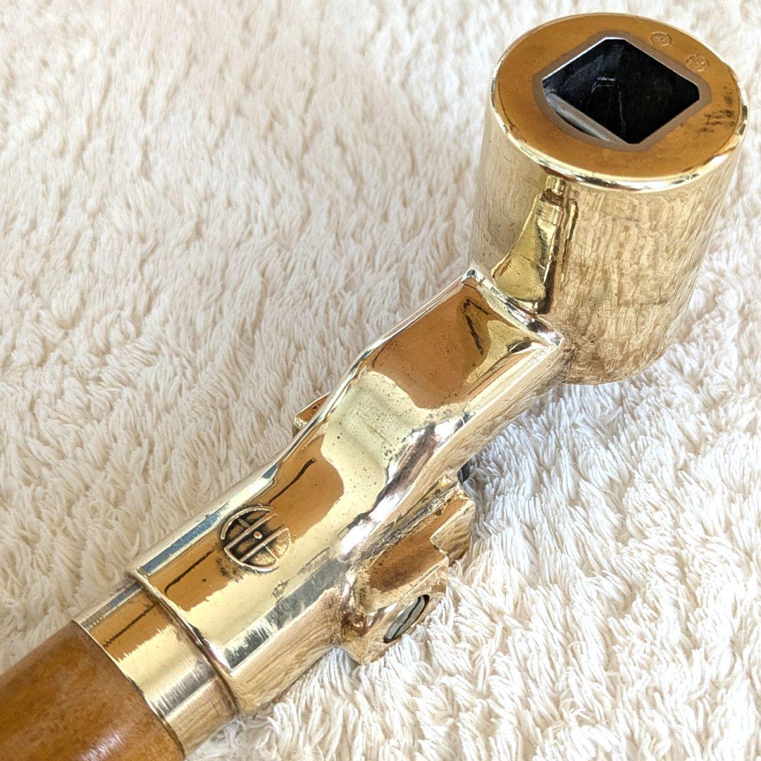 鉄道関連グッズ：鉄道ブレーキハンドル 日本エヤーブレーキ製(未使用予備品)