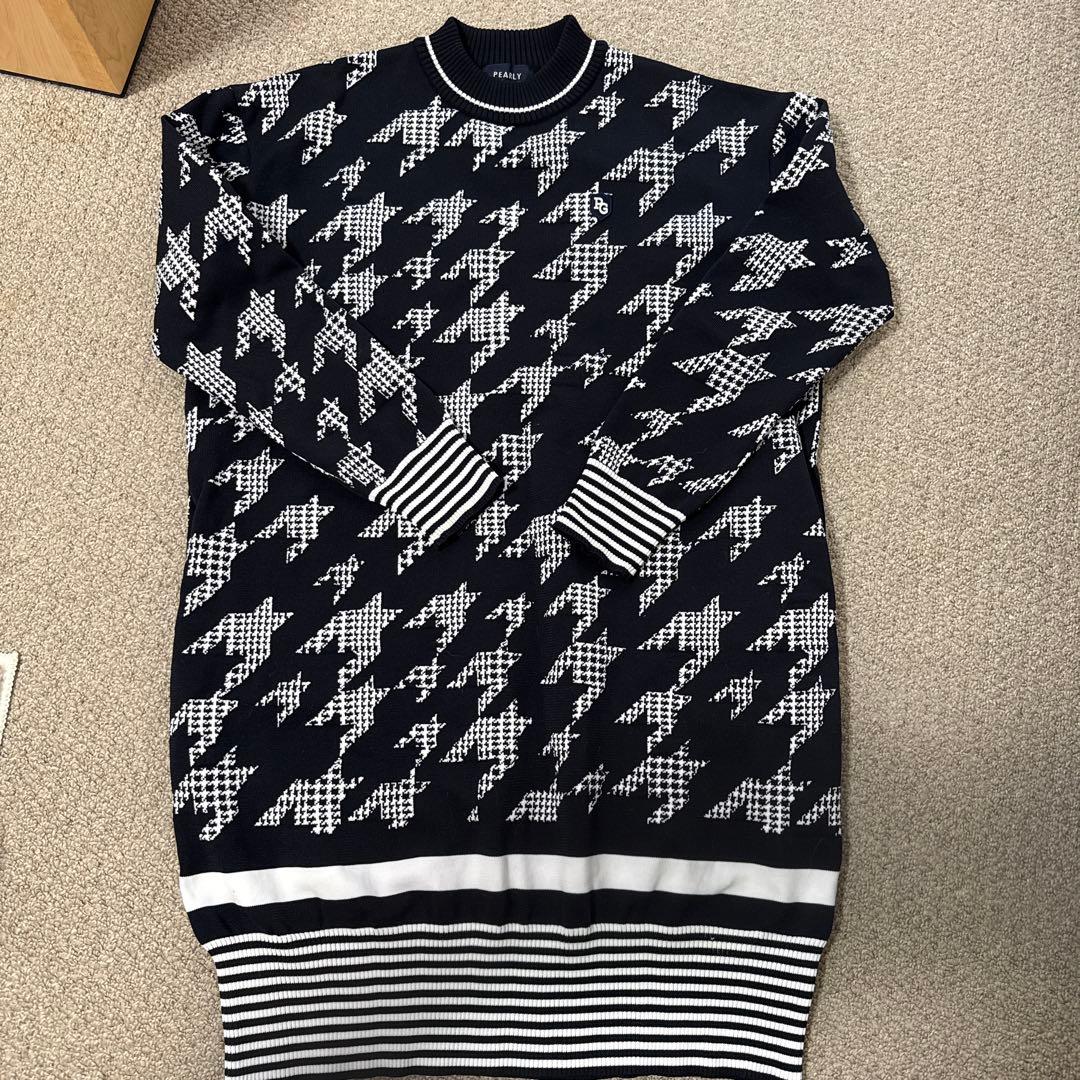 PEARLY GATES 千鳥柄 ワンピース