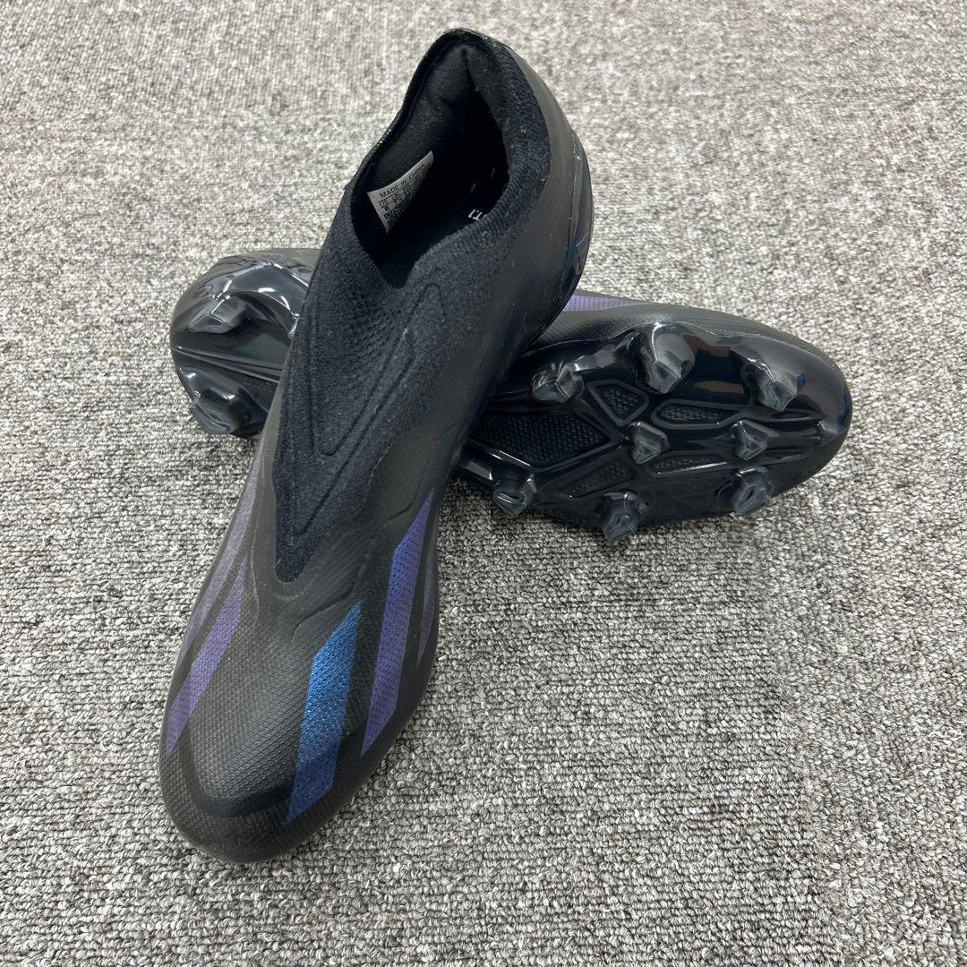 黒スパイク アディダス Xクレイジーファースト 紐なし 26.0cm