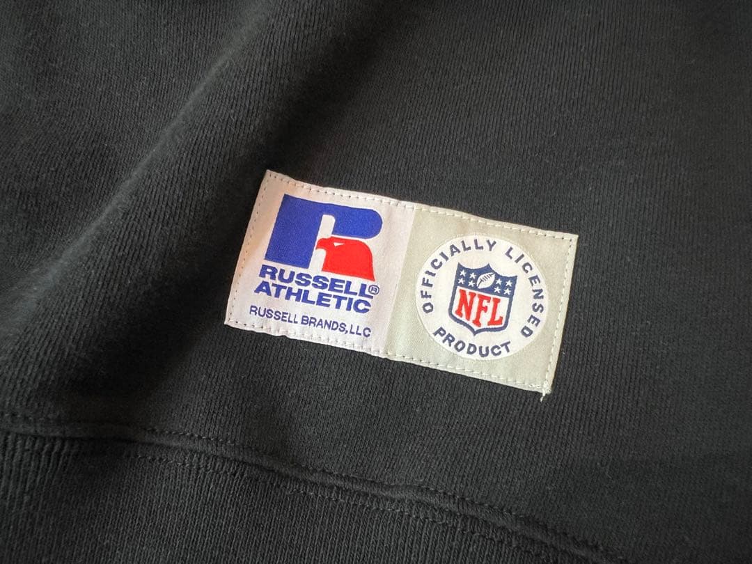 新品NFL RAIDERS コラボRussell ラッセルレイダース黒2XL