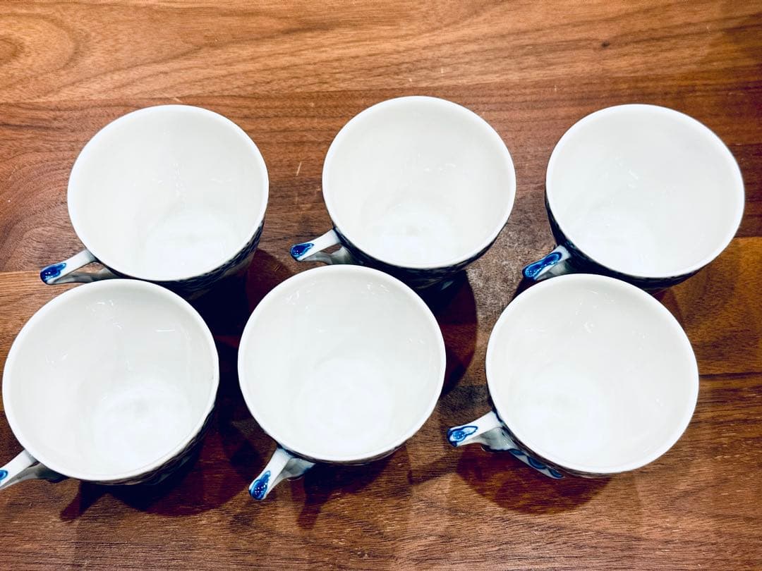 ロイヤルコペンハーゲンティーカップ六脚セット