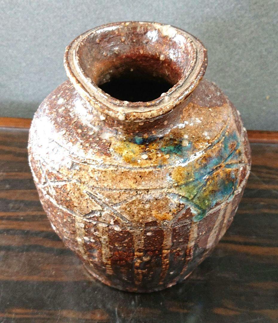 古伊賀の壺、花入