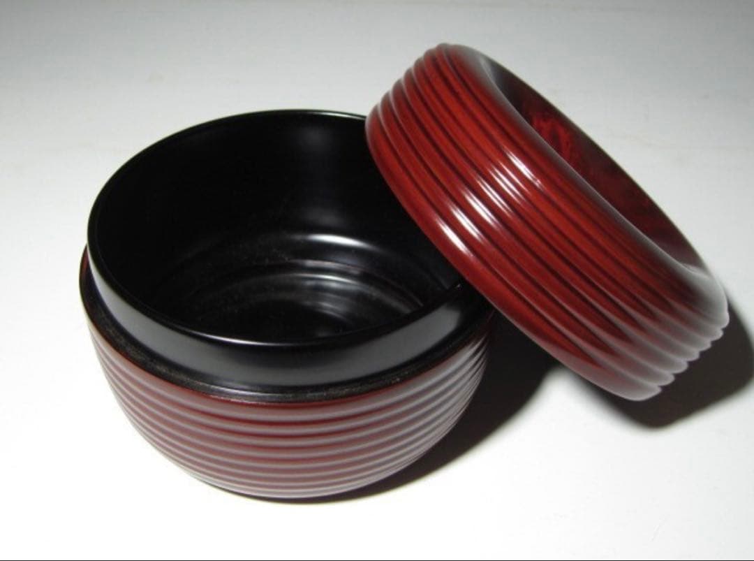 黒田正玄 つぼつぼ蒔絵 竹平棗 淡々斎花押 見事な造形の逸品！7165