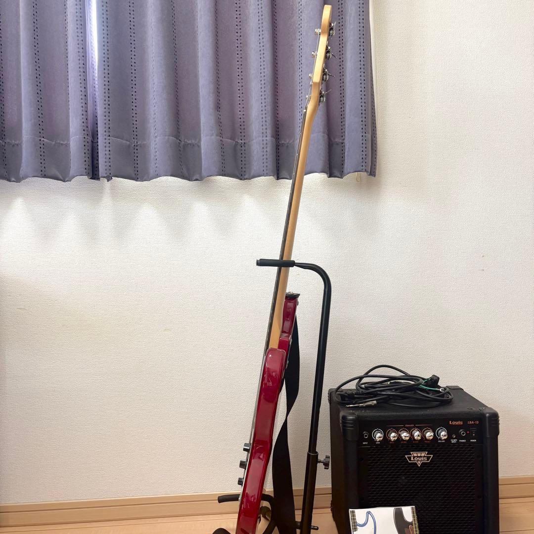 送料無料✨ BUSKERS バスカーズ エレキベース 初心者セット アンプ付