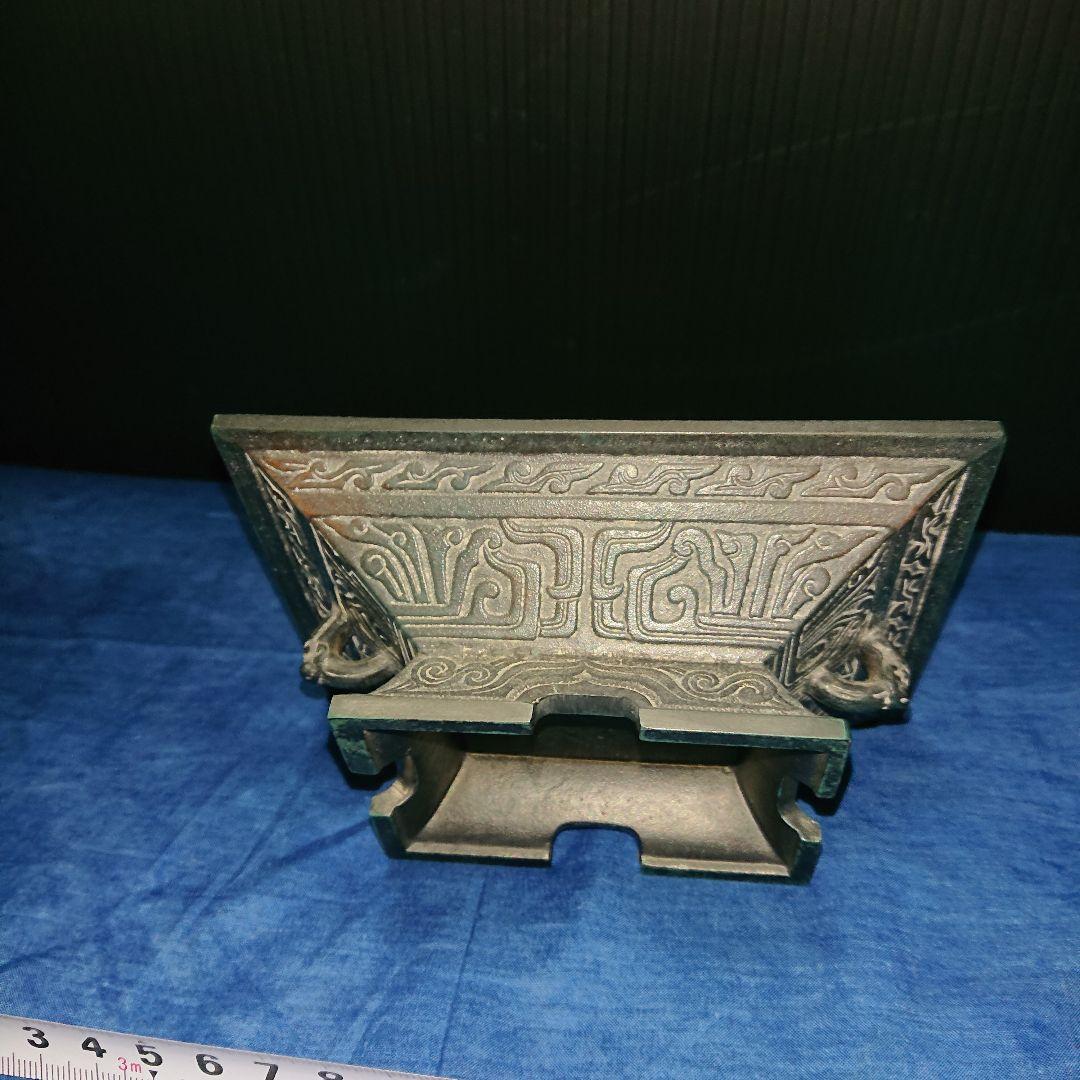 青銅、長方炉金属工芸品