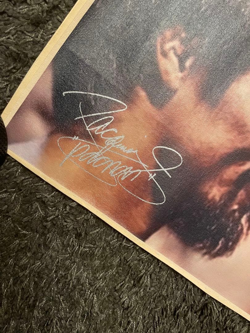 レア　パッキャオ　油絵用キャンパス ポスター　直筆サイン入り