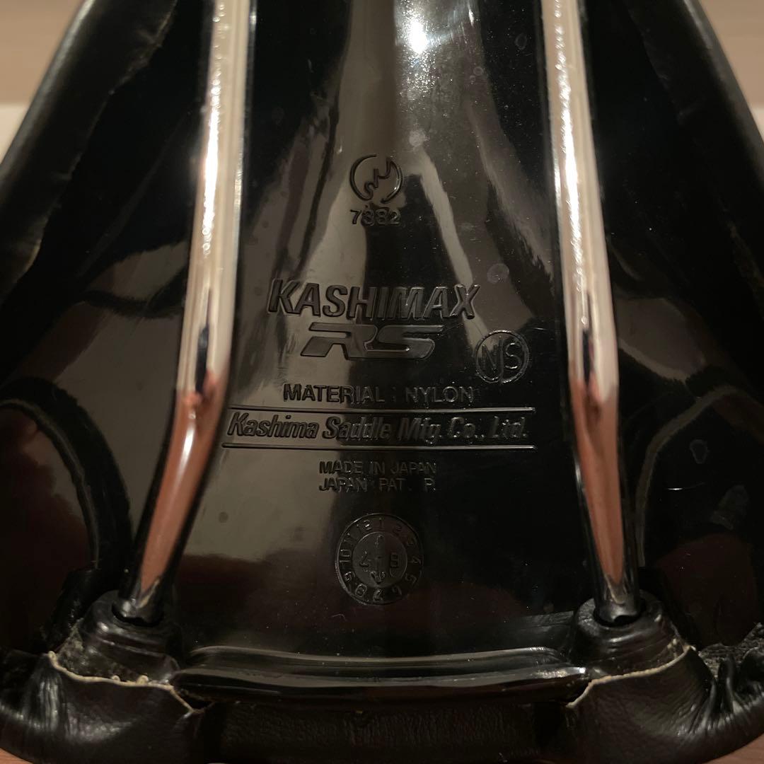 NJS KASHIMAX RS 黒 サドル 未使用　bmx ピスト　グラベル