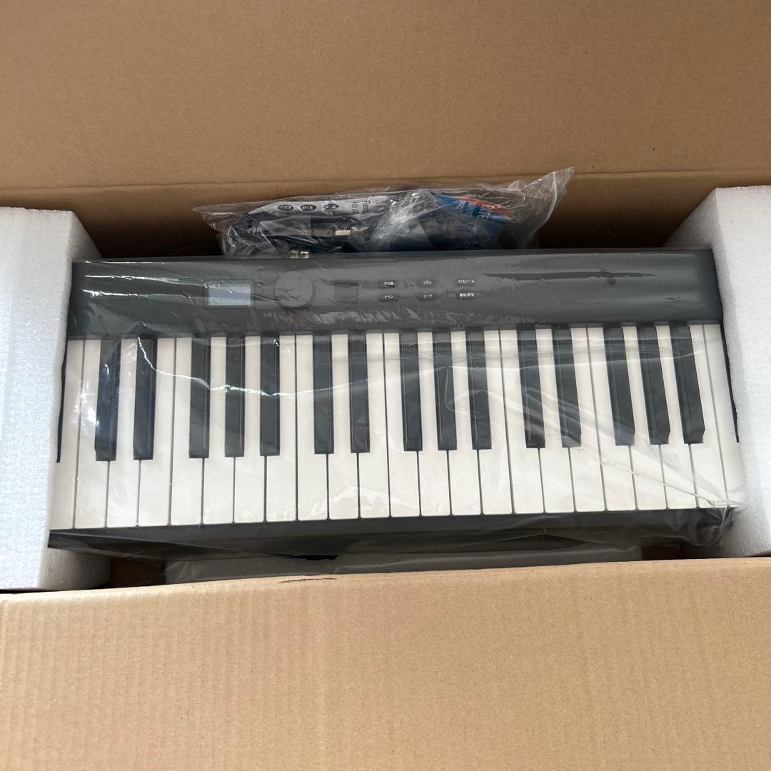 電子ピアノ 88鍵盤 キーボード 折りたたみ ブラック