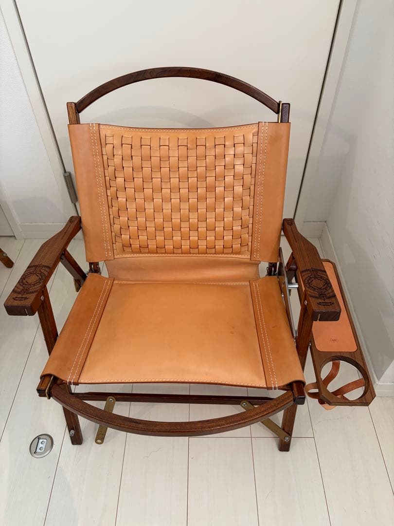 カーミットチェア　ウォールナット　ピノワークス　レザー　フルカスタム