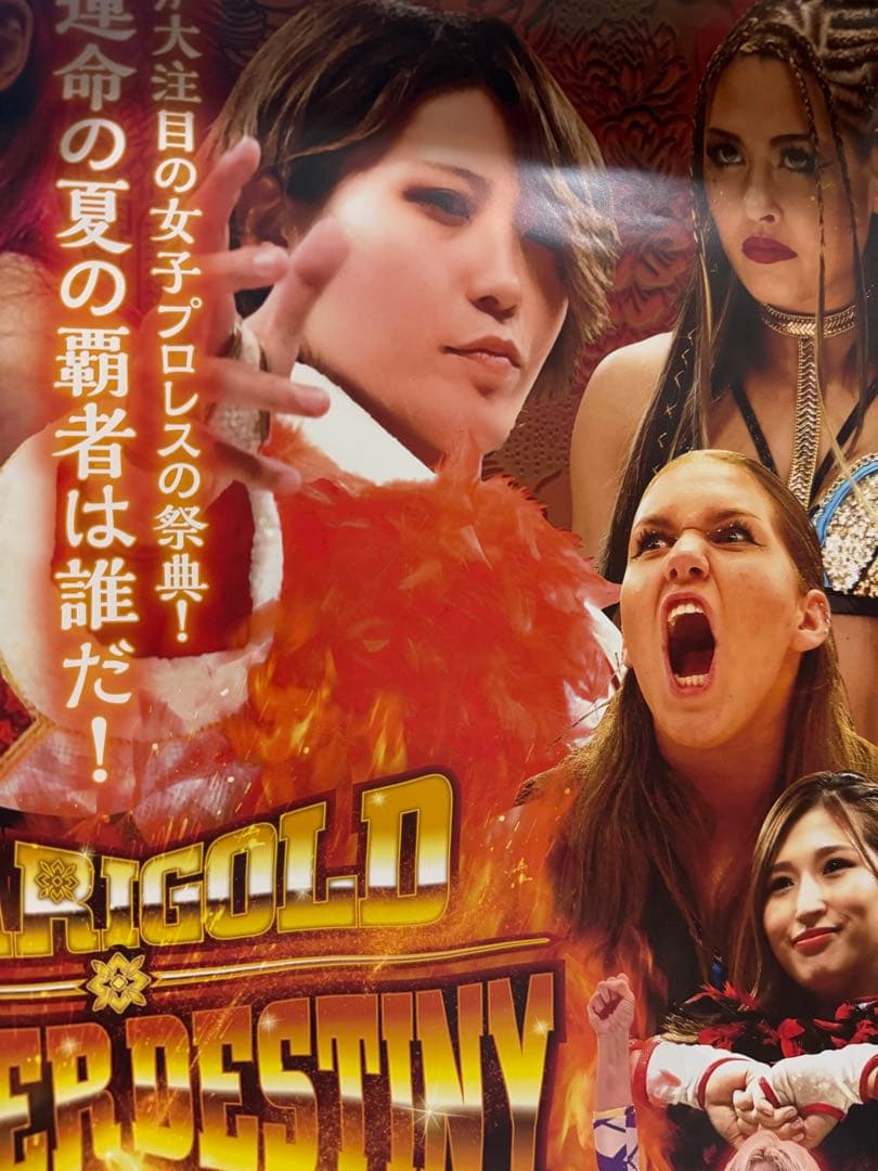 女子プロレス　マリーゴールド　B2ポスター　イヨスカイ　IYO SKY WWE