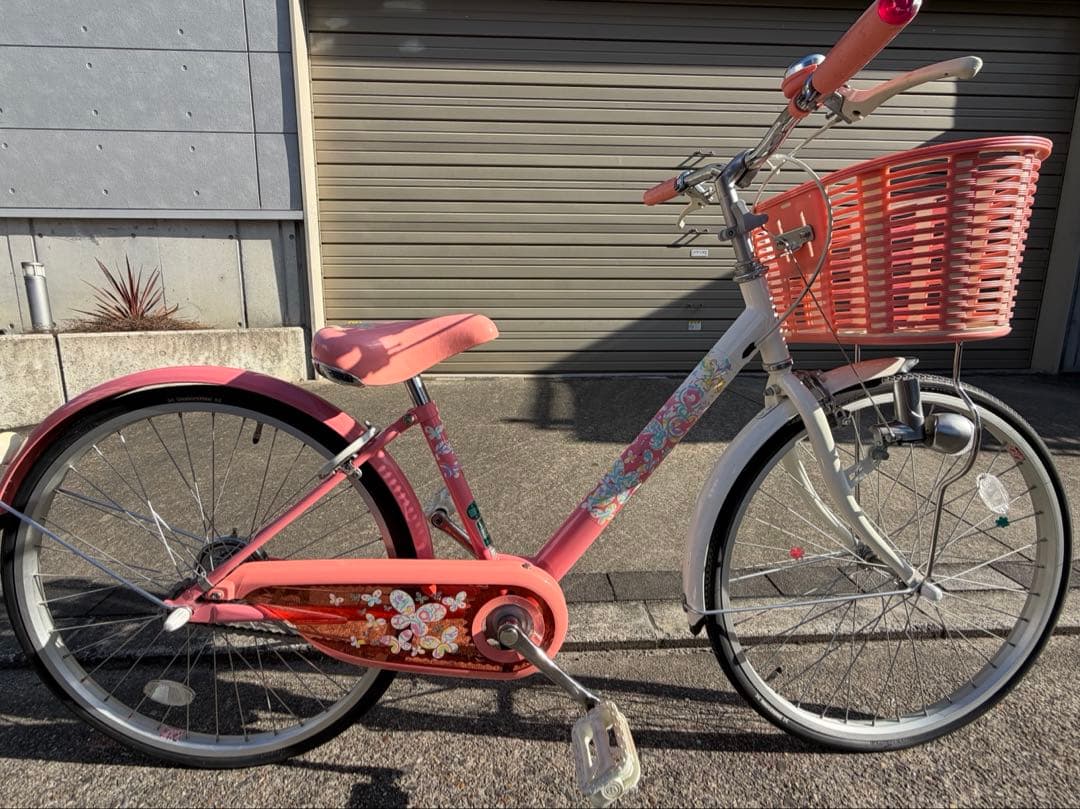 美品★ブリヂストンBRIDGESTONE シティーサイクル 子供用 24inch