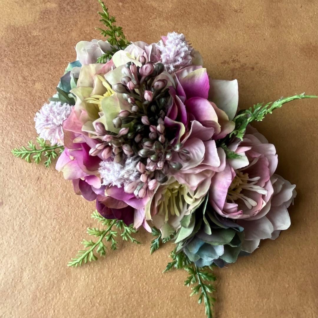 ❤️ 限定1点❤️スパイダーリリーとワイルドローズと木の実のピンクのレイ