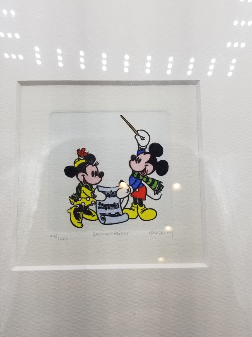 ディズニー ウォルトディズニー ミッキー＆ミニー　絵画