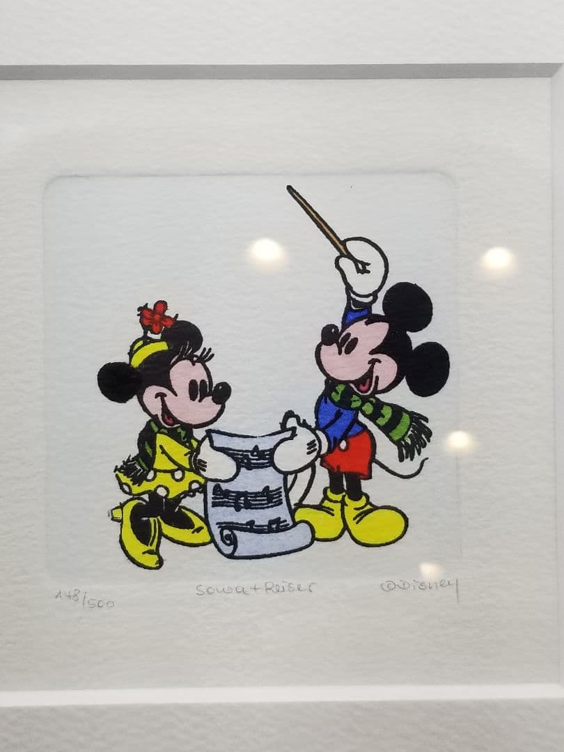 ディズニー ウォルトディズニー ミッキー＆ミニー　絵画