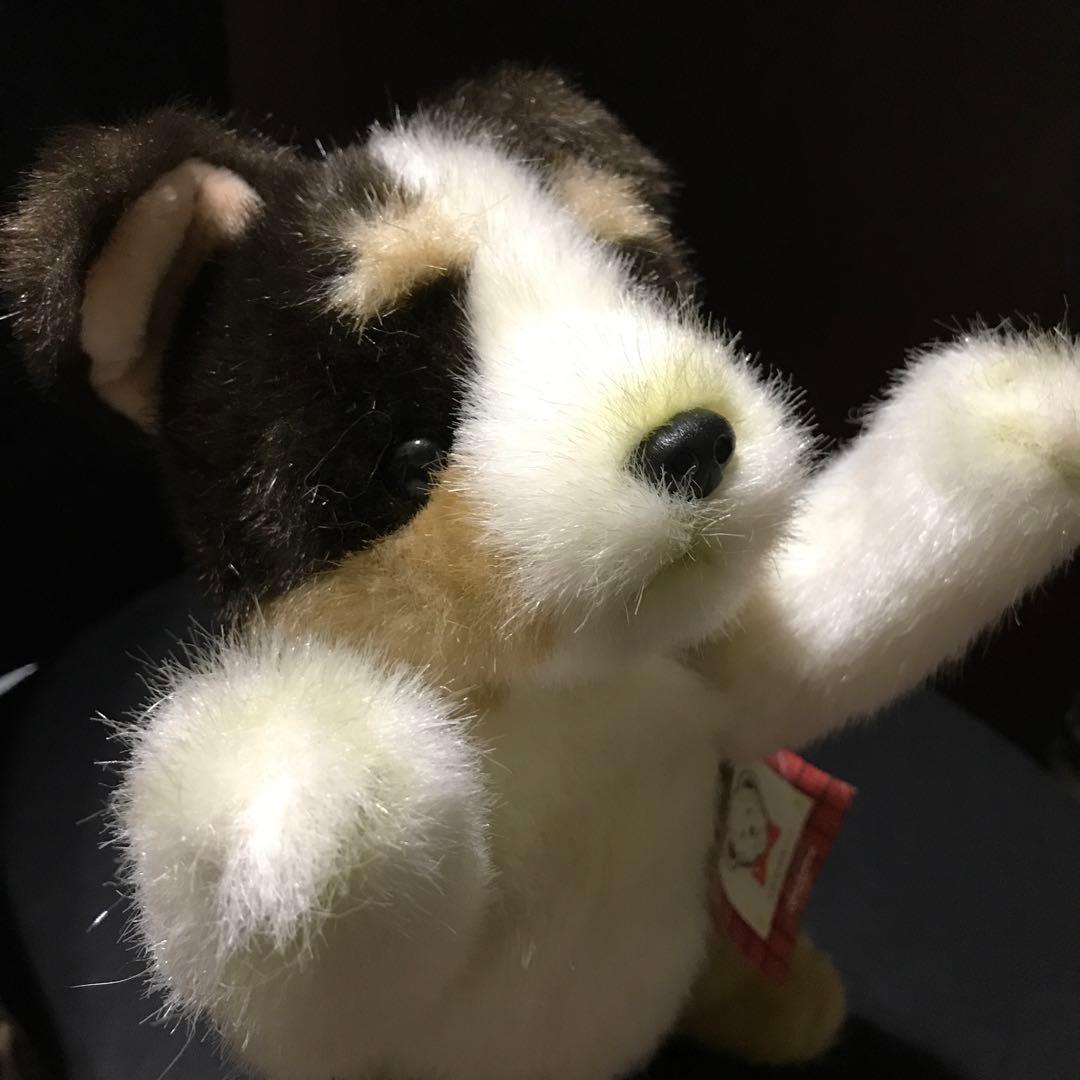 ぬいぐるみ　犬　いぬ　シェルティー　仔犬　サンアロー　レトロ❣️