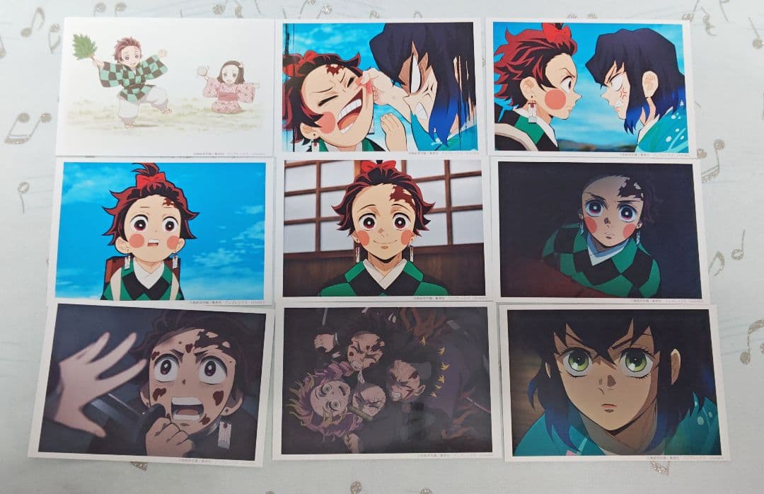 鬼滅の刃 場面写ブロマイドくじ 竈門炭治郎 我妻善逸 嘴平伊之助 57枚セット