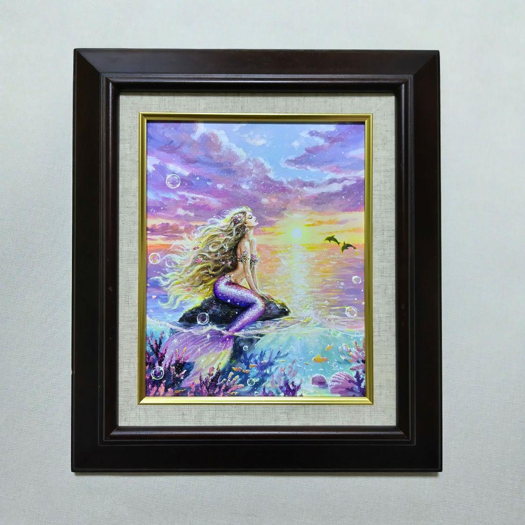 マ*Y様 【陽を浴びて】アクリル画 F3 風景画 絵画