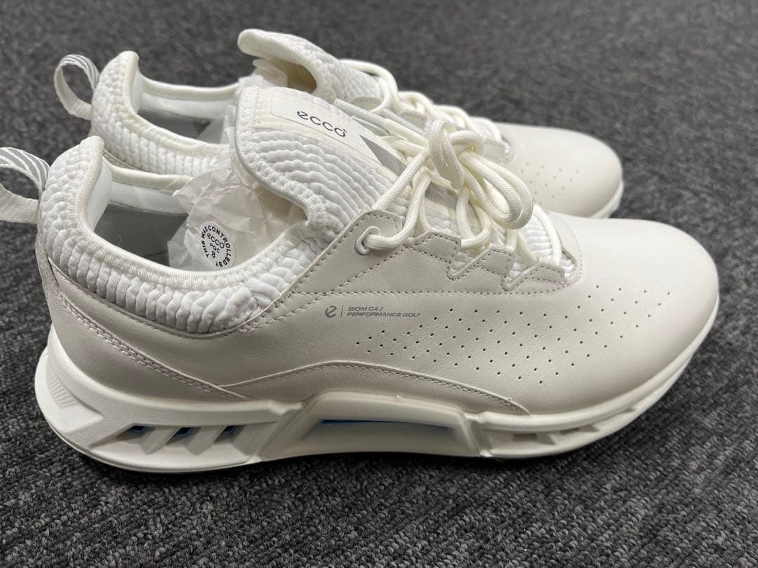 【新品・未使用】ecco BIOM C4 ゴルフシューズ ホワイト