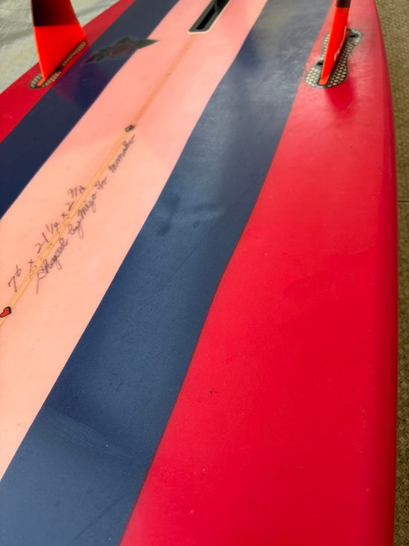 7.6ミッドレングス　サーフボードケース、リーシュコードセット