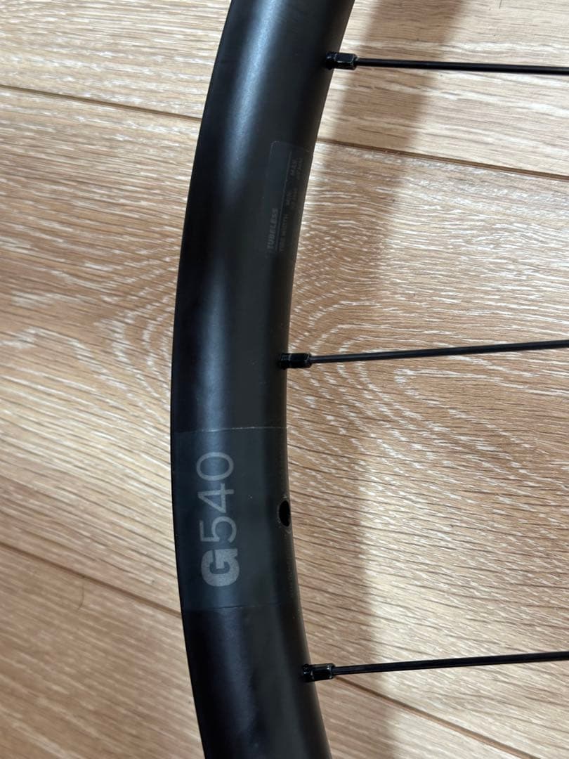 DT G540 グラベル&CXホイール 前後セット