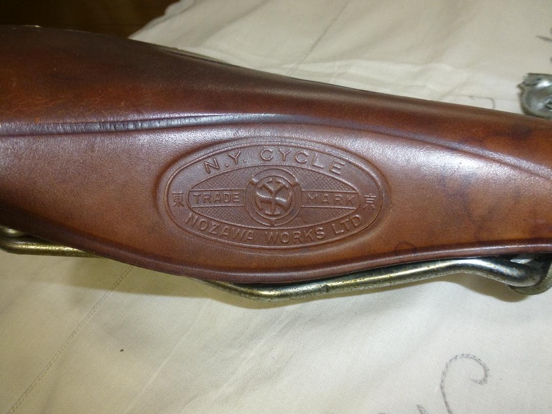 本革サドル(自転車)　能澤製作所（レトロ＆希少）