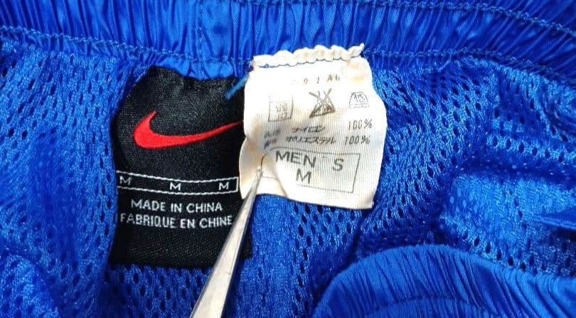 90s NIKE ナイキ スナップボタン パンツ ナイロン L