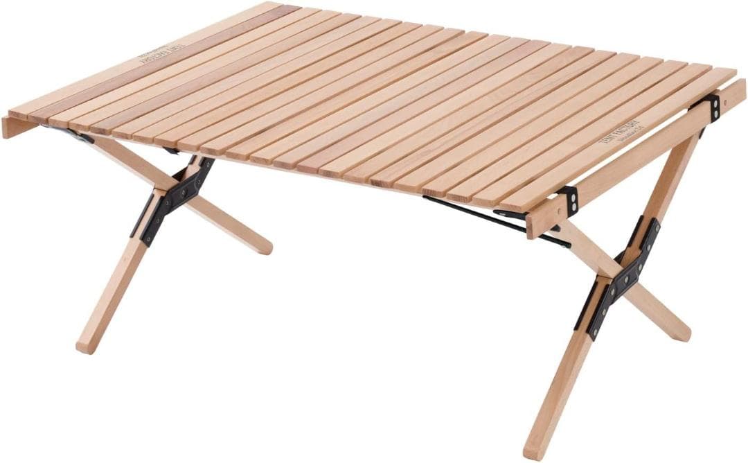 テントファクトリー ウッドラインロールトップテーブルTF-ZEL-RT90W