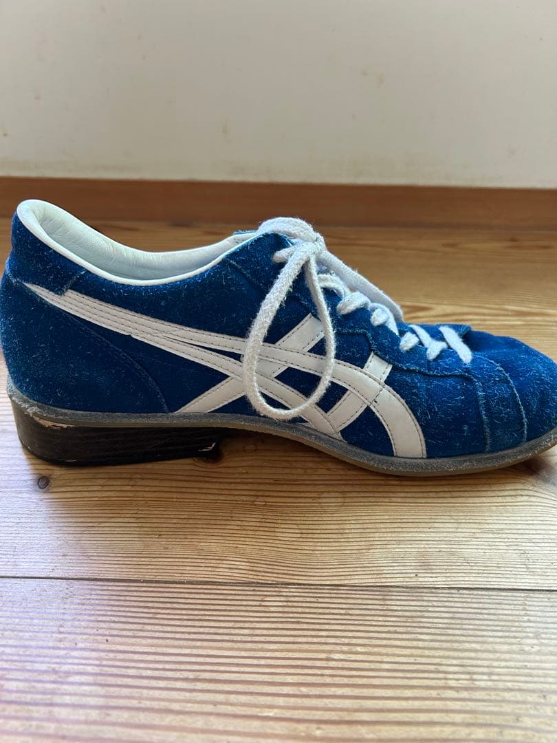 asics（アシックス）ウエイトリフティングシューズ　ブルー/ホワイト　27cm