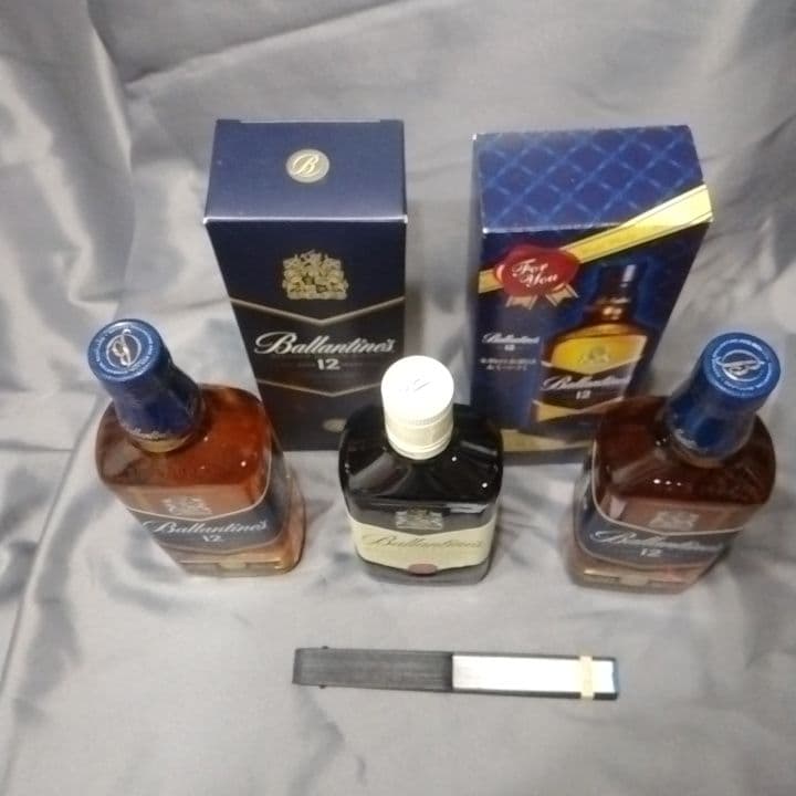 バランタイン 12年（箱つき）２本・バランタインFinest 1本