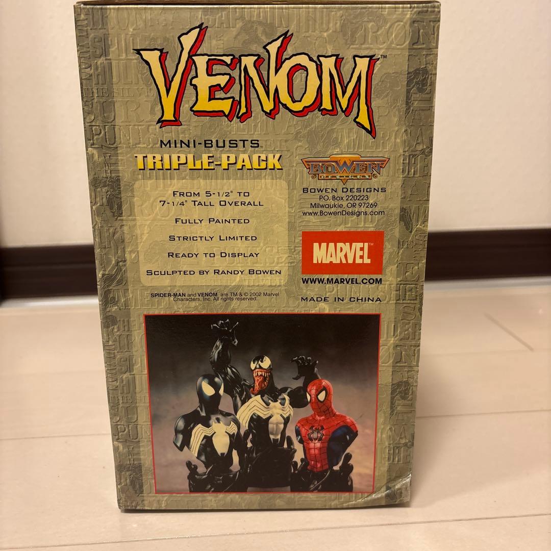 MARVEL スパイダーマン、ヴェノム　Mini-Busts 3体パック