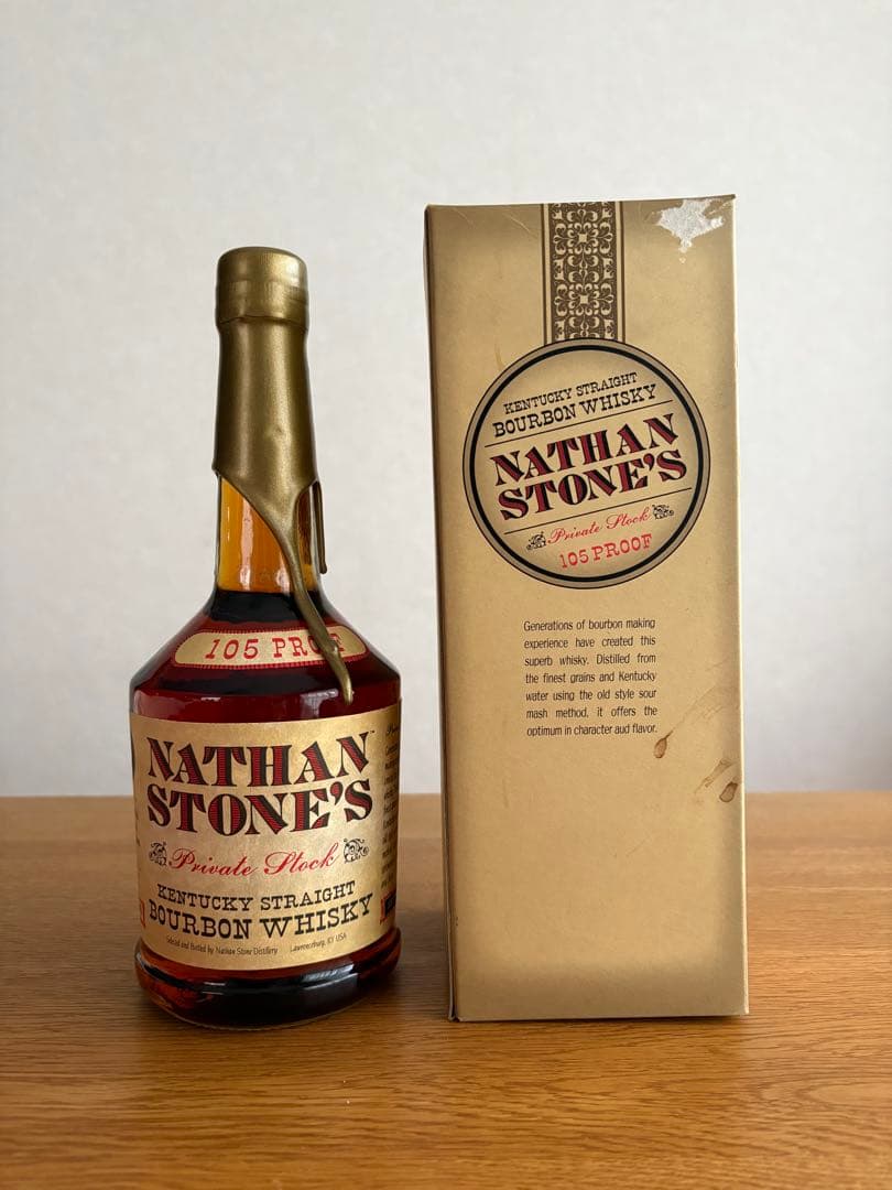 未開栓 NATHAN STONE'S バーボンウイスキー 105プルーフ