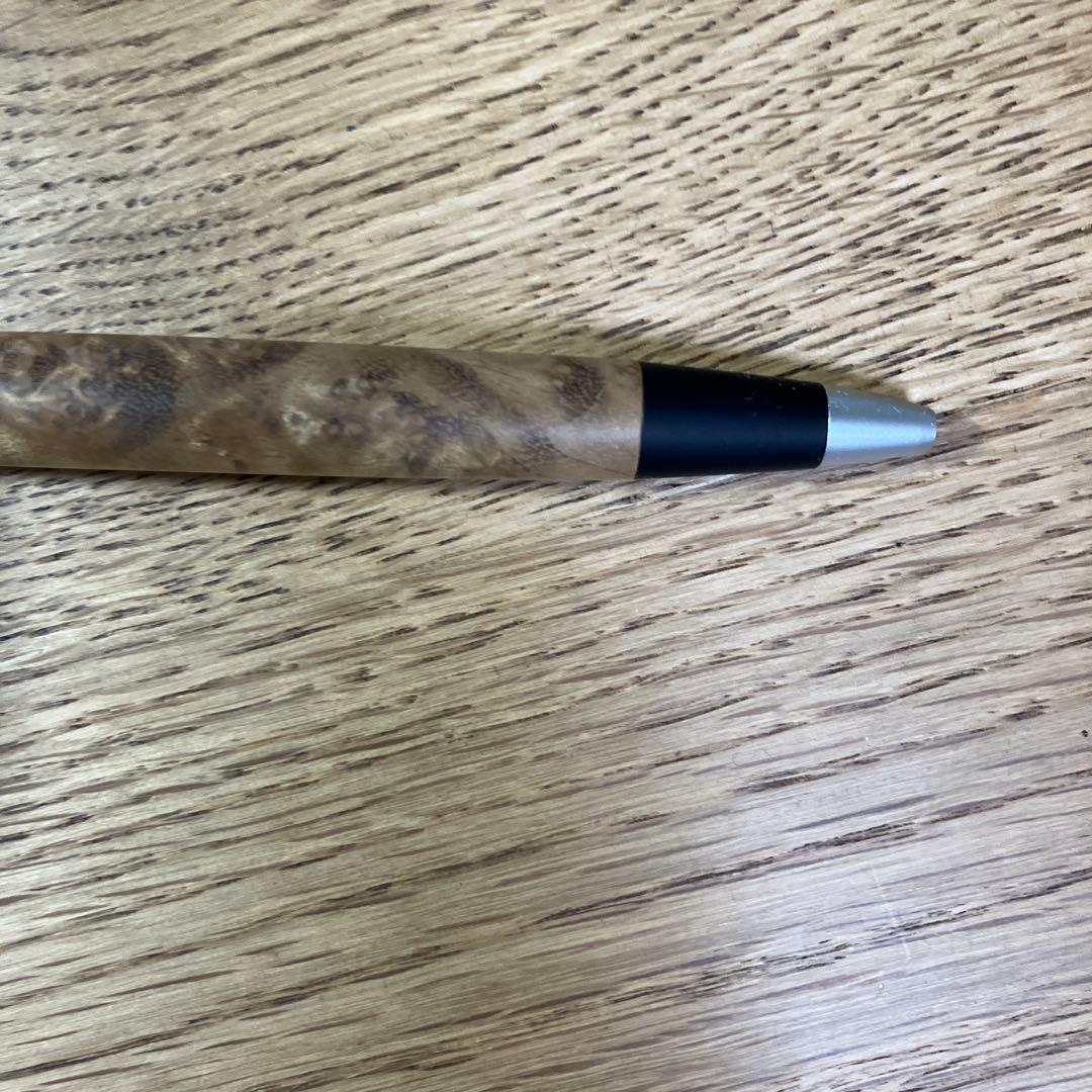 野原工芸　ボールペン　スリム　マーブルウッド