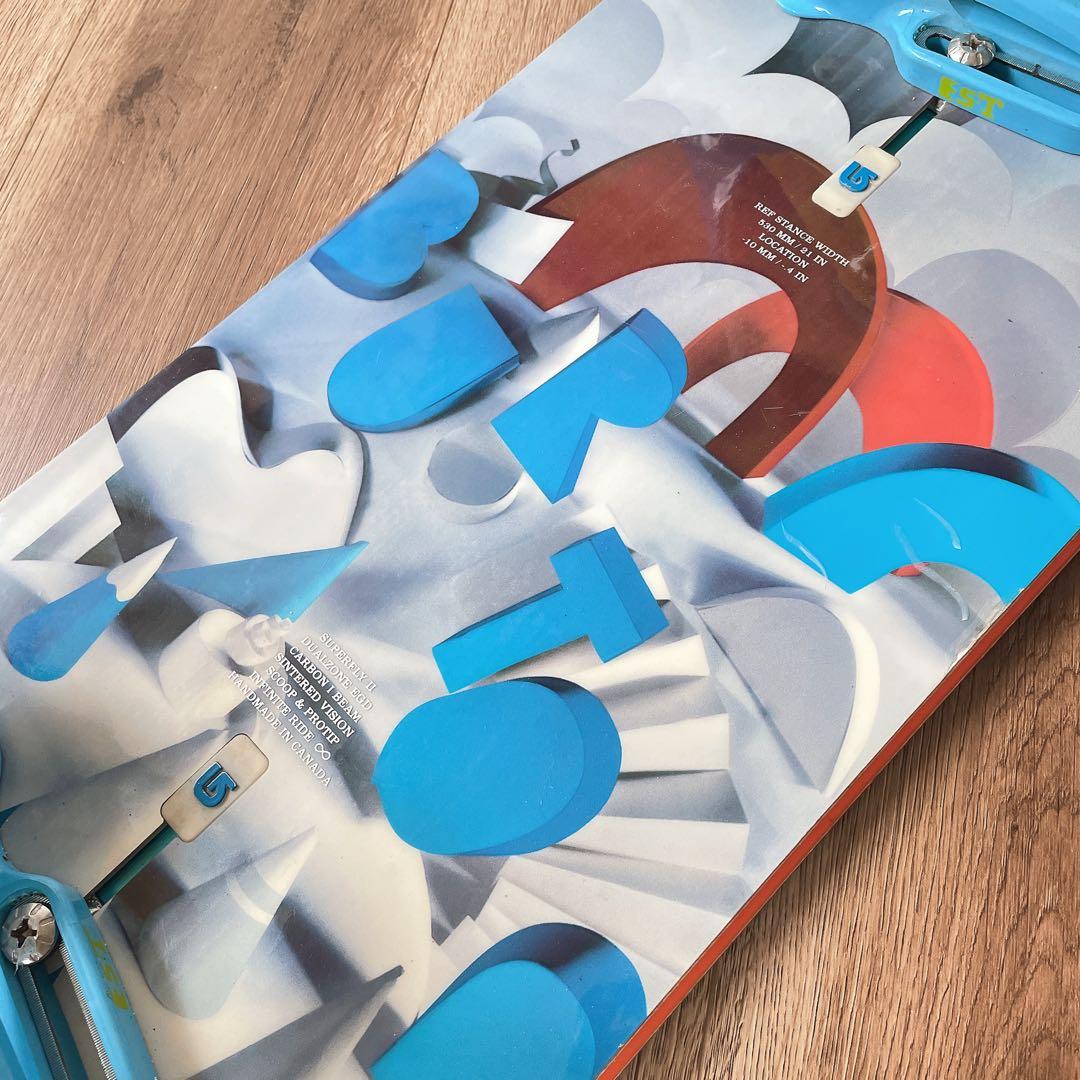 Burton バートン　156cm ビンディグ　　白熊