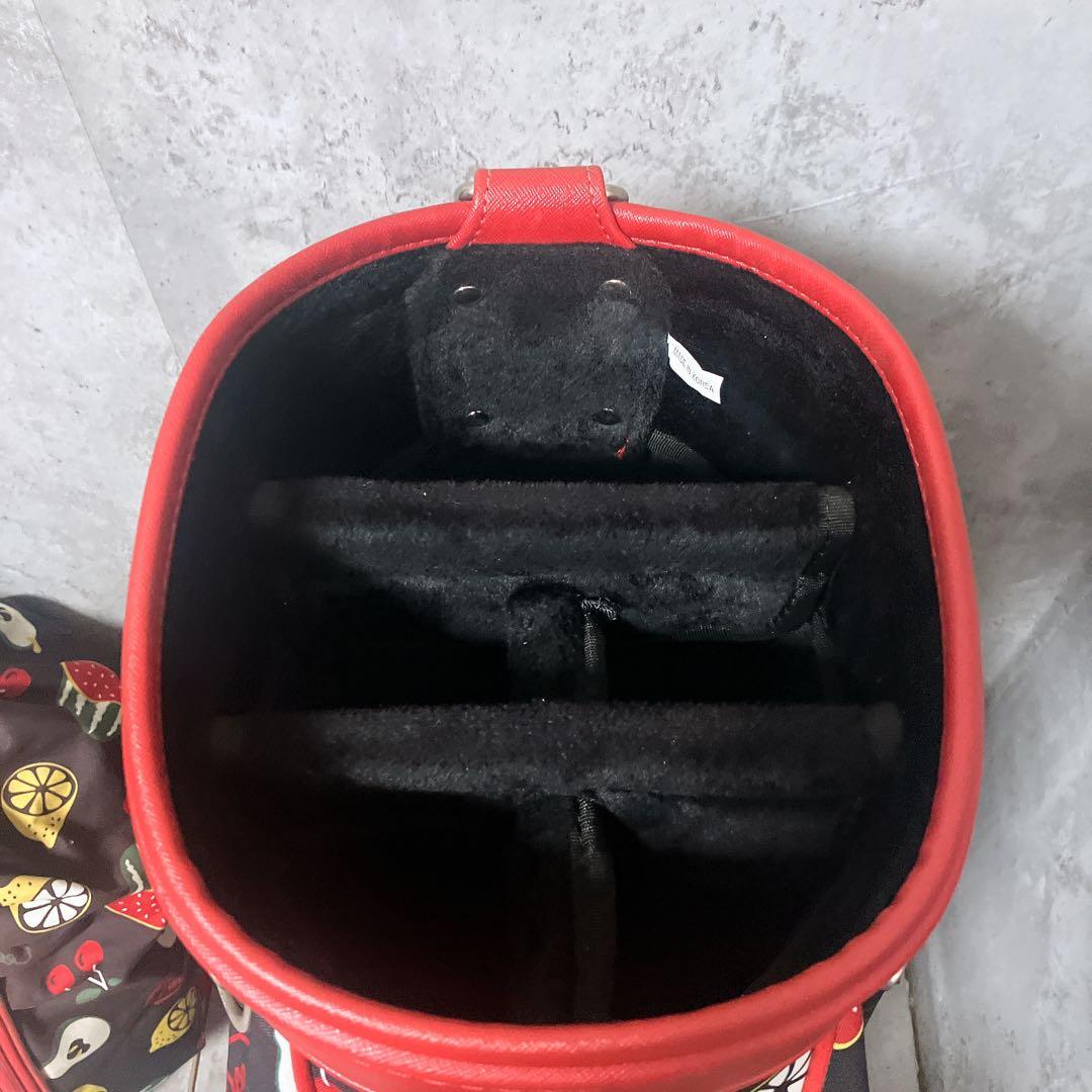 【希少】ミエコウエサコ noisy x2 フルーツ柄 キャディバッグ