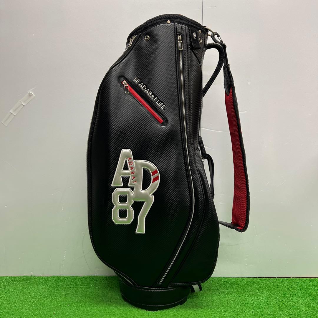 アダバット Adabat キャディバッグ　8インチ ブラック メンズ　ゴルフ