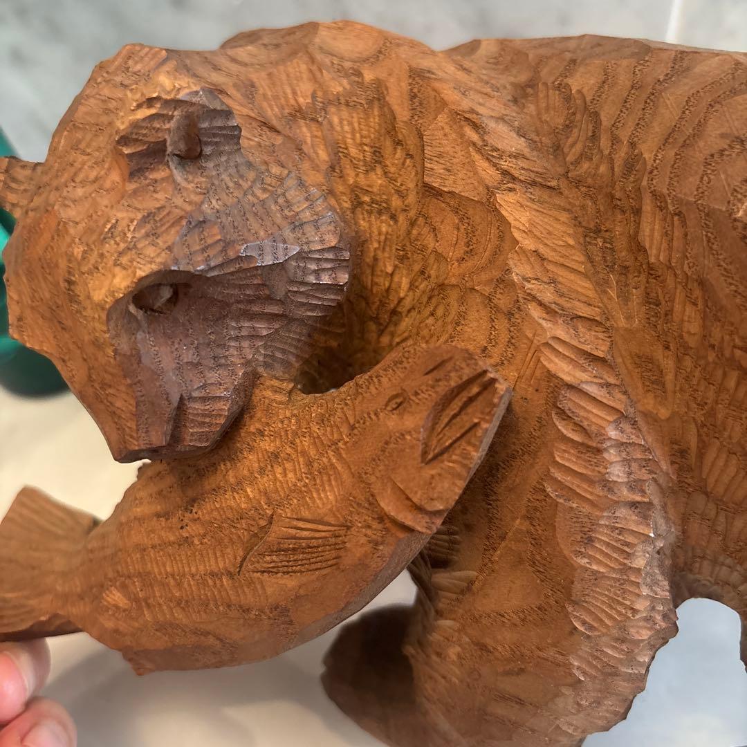 アイヌヴィンテージ　凛々しくスマートなお顔で雰囲気抜群のクマ