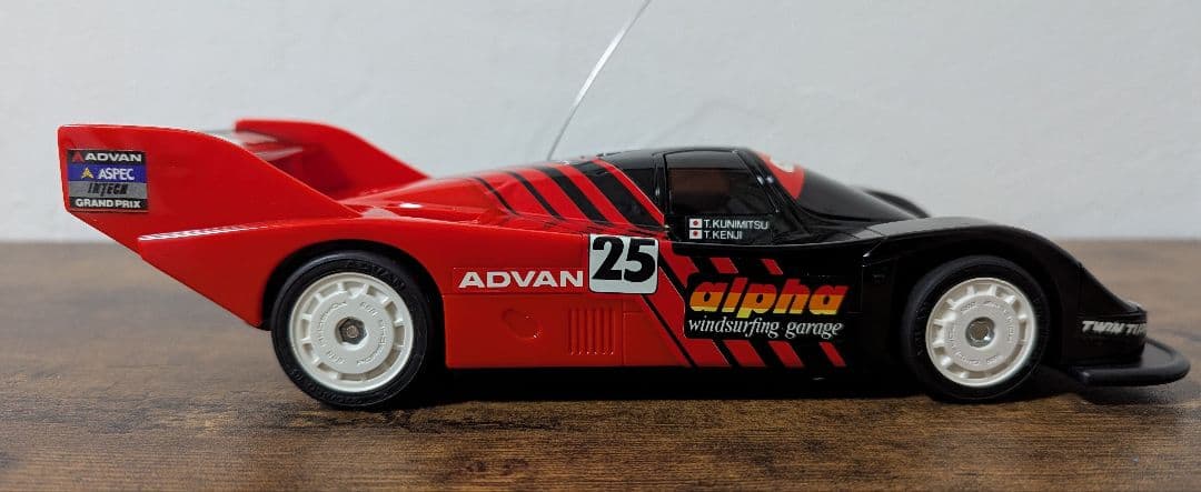 《昭和レトロ》 BANDAI ラジコン アドバン ポルシェ 962/956